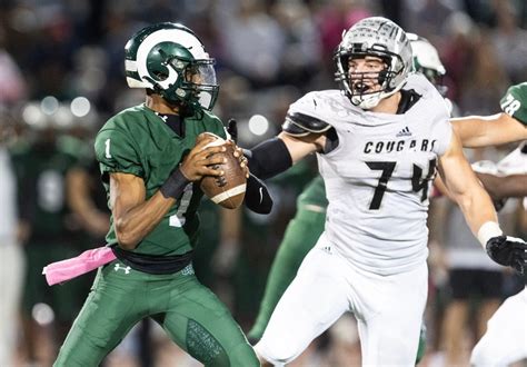 Kevin Brown in action during his high school football career at Harrisburg