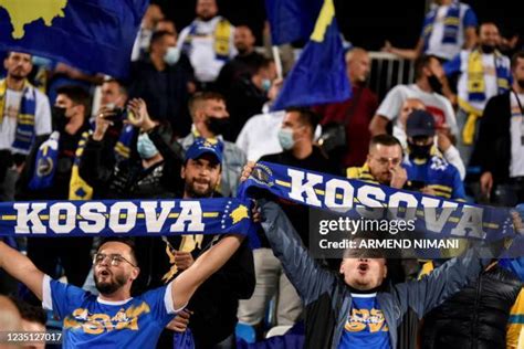 Kosovo supporters create an electric atmosphere at Pristina stadium
