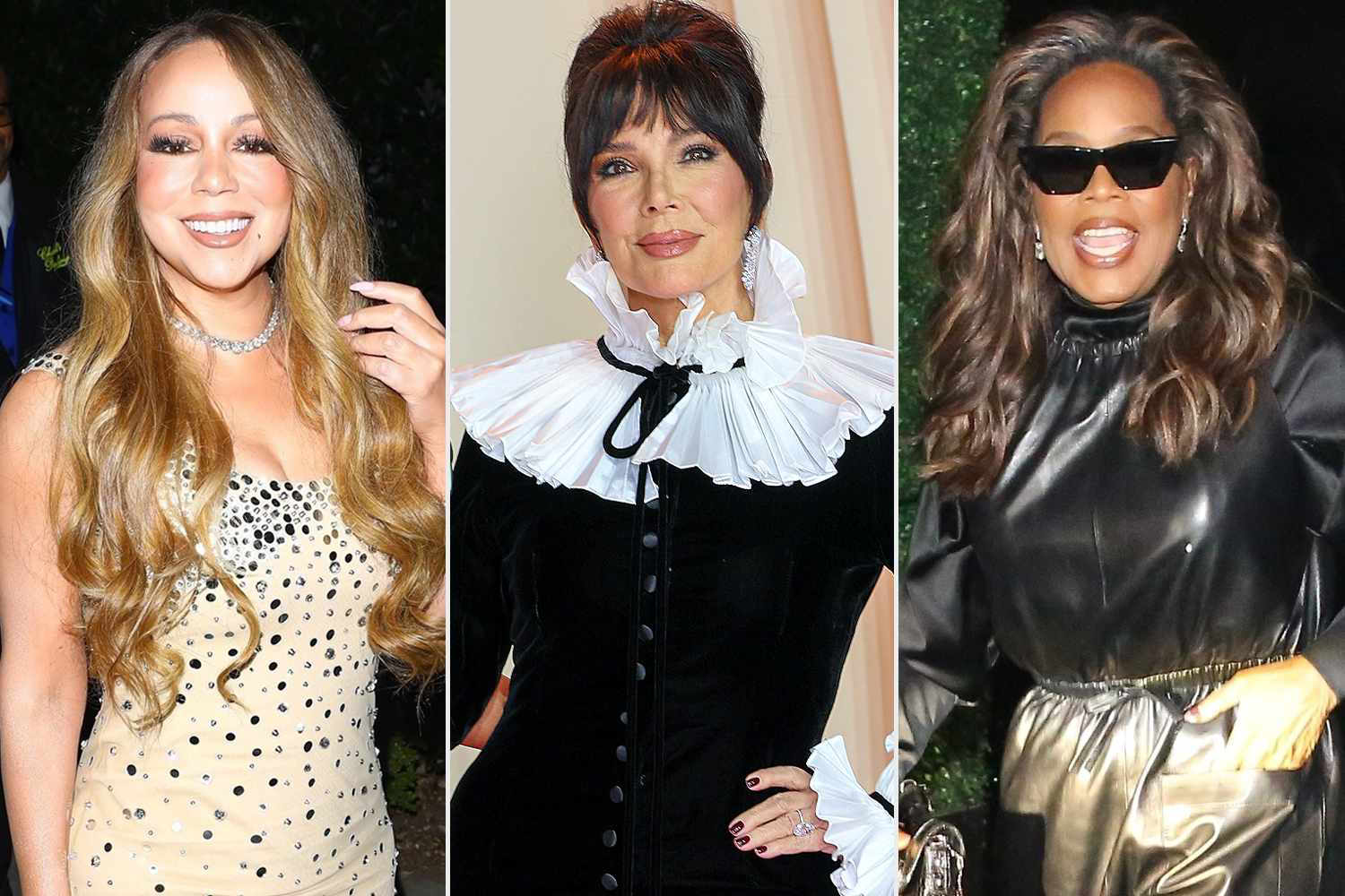 Kris Jenner surrounded by her children and their partners at her 70th birthday celebration.