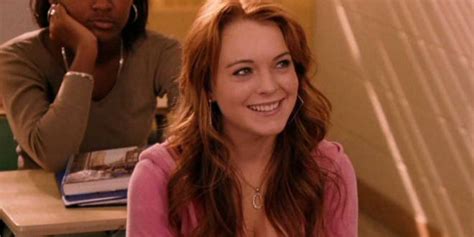 Lohan in her iconic role as Regina George in 'Mean Girls'