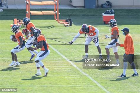 Davis in action during Broncos training camp.