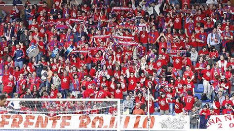 Passionate Numancia fans create an electric atmosphere during the Copa del Rey tie.
