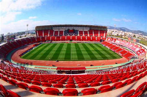 Son Moix stadium, the home of RCD Mallorca, on match day.