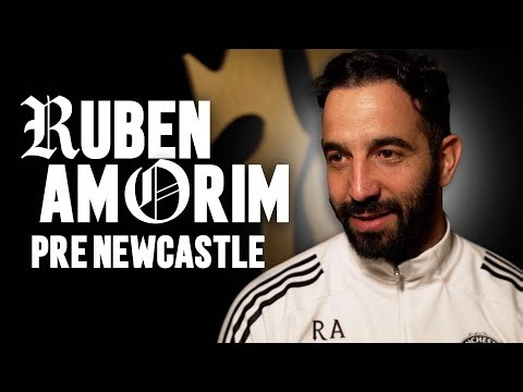 Newcastle players celebrate a goal during their recent dominance over Manchester United.