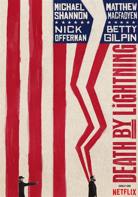 Official promotional poster for the upcoming thriller series Death by Lightning