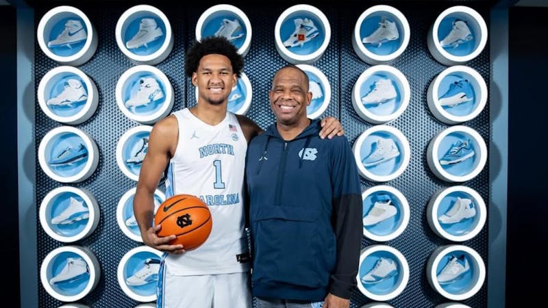 Adams showcases his elite athleticism during a high school game.