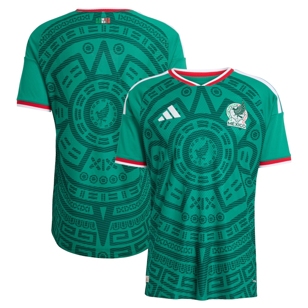 Mexico debuts their new green adidas jerseys for the 2026 World Cup.