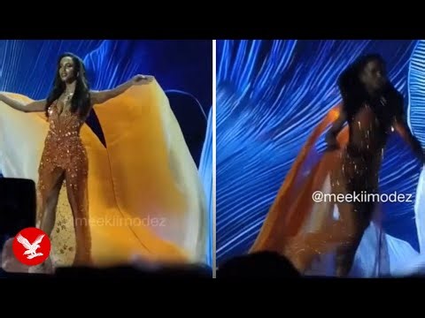 Miss Jamaica Gabrielle Henry's Fall at Miss Universe 2025