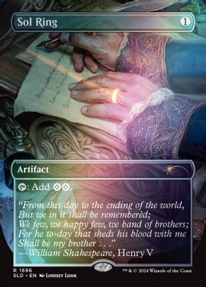 Exclusive Sol Ring promo included with bundle purchases