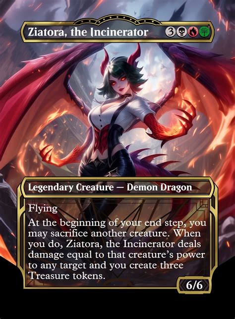 Fatalis, the Black Dragon, depicted on a Magic: The Gathering card with its menacing presence.