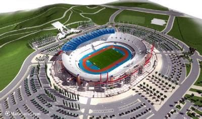 The impressive Stade Ibn-Batouta in Tangier, Morocco, hosted the friendly match between Morocco and Uganda.