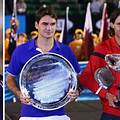 The iconic rivalry between Nadal and Federer showcased their contrasting styles.