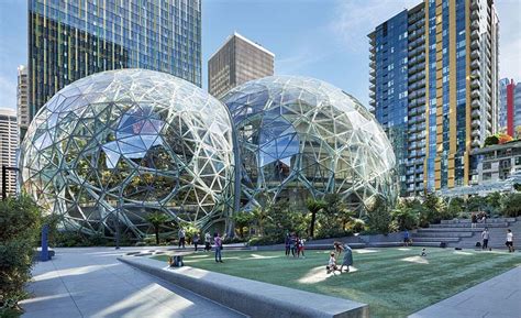 Amazon's headquarters representing its influence on the Nasdaq's tech ecosystem.