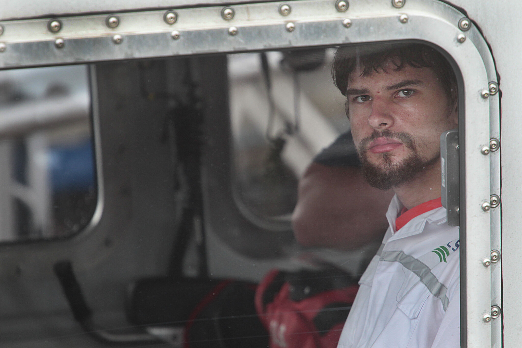 Nathan Carman being rescued by the Coast Guard after the 2016 fishing trip incident.