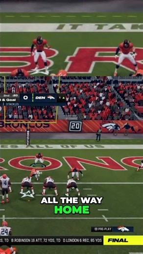 Chubb scores a touchdown for the Texans.