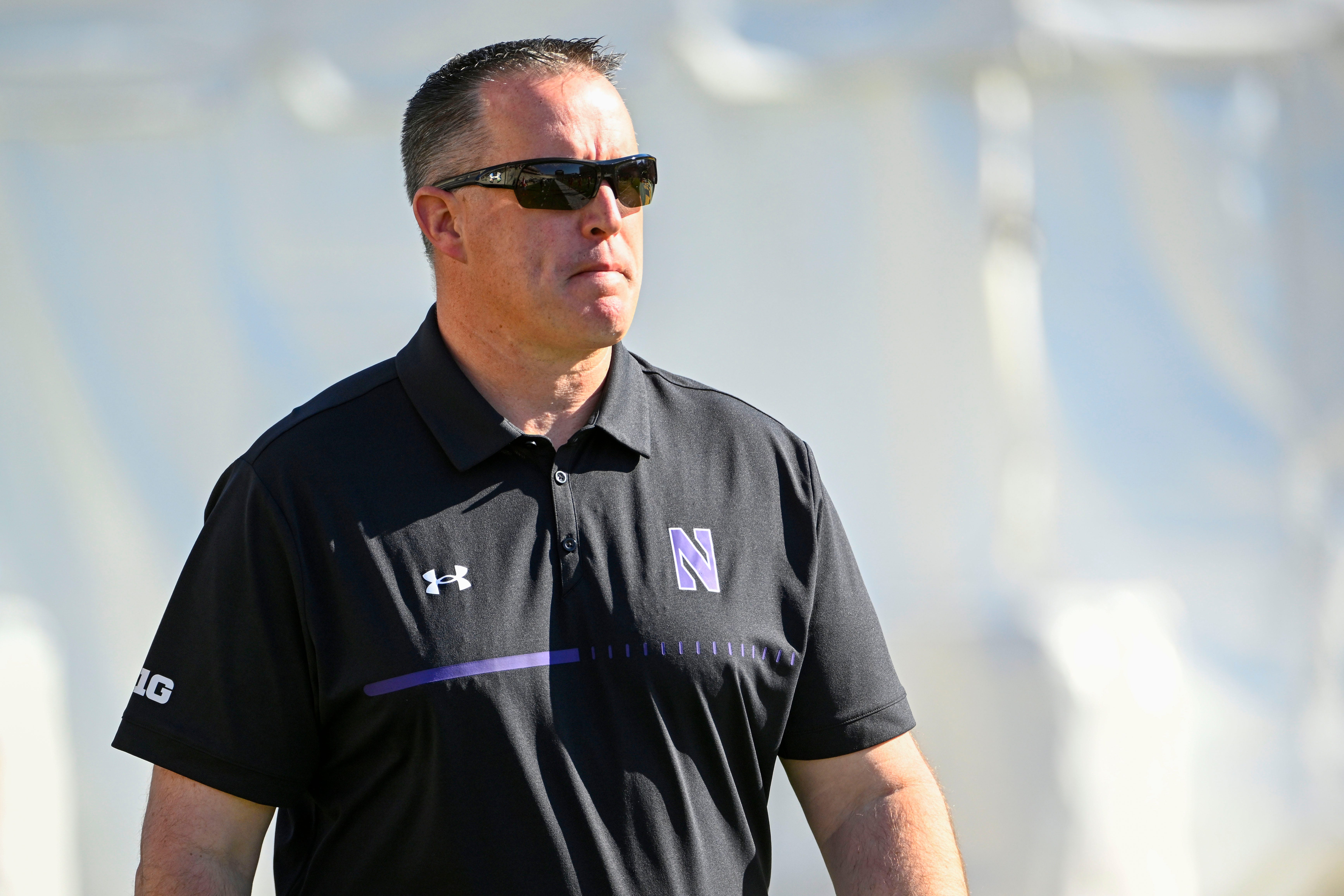 New Michigan State head coach Pat Fitzgerald addresses the media after being hired to replace Jonathan Smith.