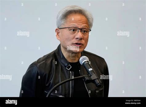 CEO Jensen Huang presents NVIDIA's record-breaking financial results.