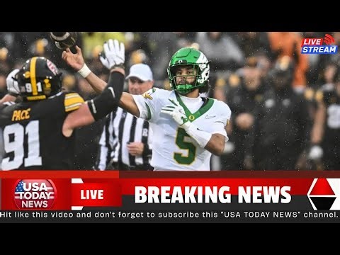 Quarterback Dante Moore faces a tough test against Minnesota's pass rush.