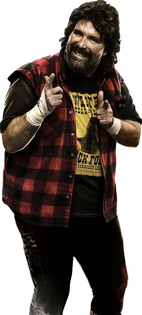 Mick Foley, whose biopic Hauser is being considered to portray.