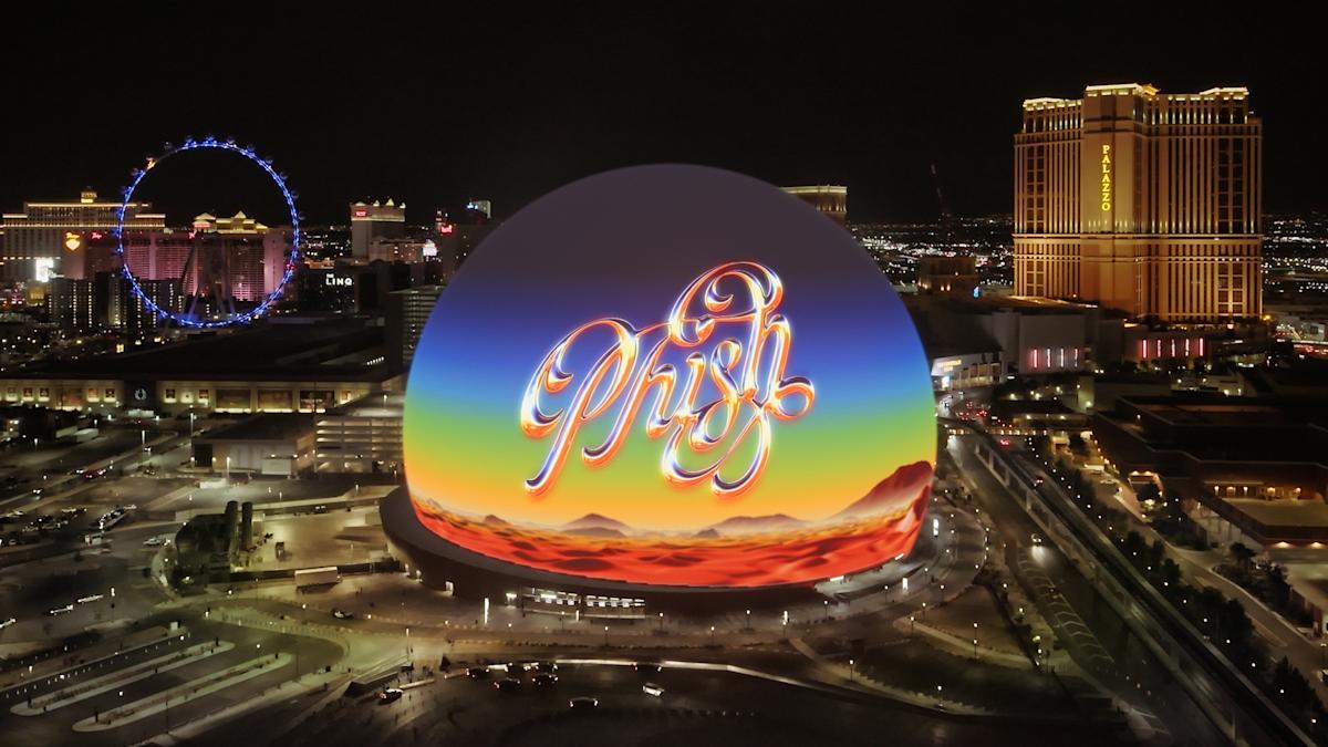 Fans immersed in Phish's audiovisual spectacle at the Sphere