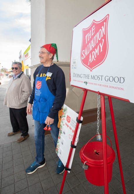 Volunteers collect donations during The Salvation Army's annual fundraiser