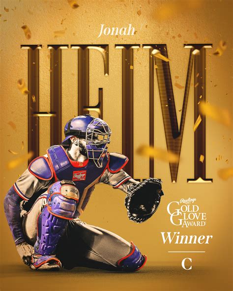 Heim's elite defense earned him Gold Glove recognition during the title season.