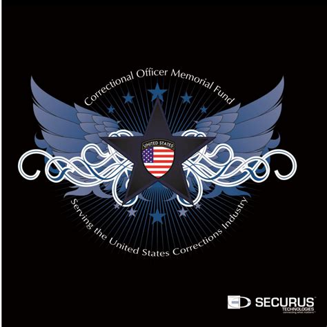 A memorial honoring correctional officers who died in the line of duty.