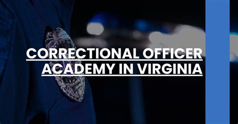 Correctional officers undergoing security training at a Virginia facility.