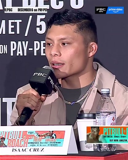 Official promotional poster for the Cruz vs Roach interim title fight on Prime Video PPV.