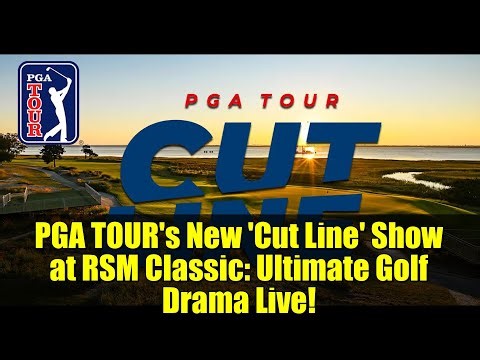 The new 'Cut Line' show studio featuring hosts Matt Every and Emma Carpenter.