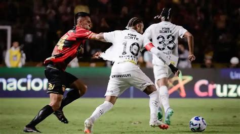 Santos Beats Sport 3-0, Neymar Scores Crucial Win