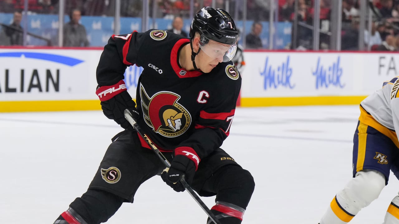Brady Tkachuk officially announced to return to the Senators lineup for the game against his hometown Blues.