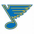 A graphic displaying the St. Louis Blues' key season statistics, including power play and penalty kill percentages.