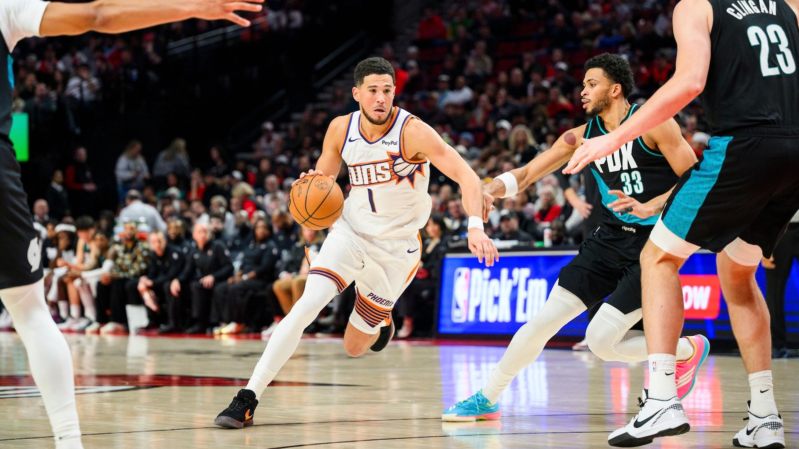 Suns Stifle Blazers in 127-110 Road Victory