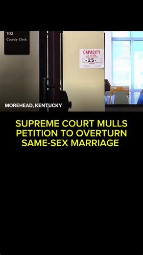 Former Kentucky county clerk Kim Davis addresses media during her legal battle over issuing marriage licenses.