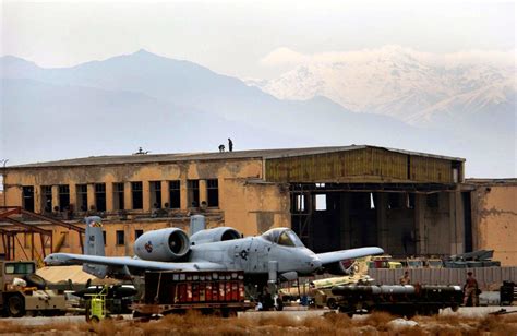 Bagram Air Base in Afghanistan, where the 2016 bombing occurred.