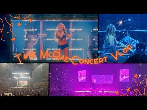 Tate McRae performing during her Miss Possessive Tour.