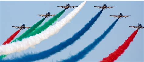 Aerial perspective of the Dubai Airshow venue where the crash occurred