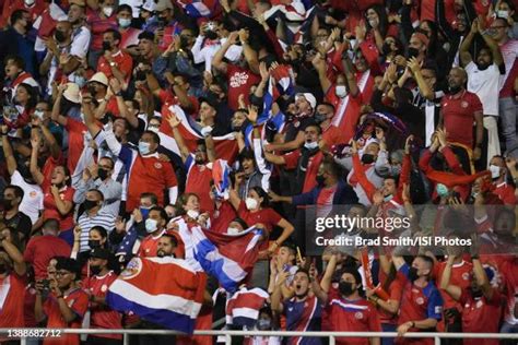 Fans at the Estadio Nacional during the crucial Honduras vs Costa Rica qualifier.