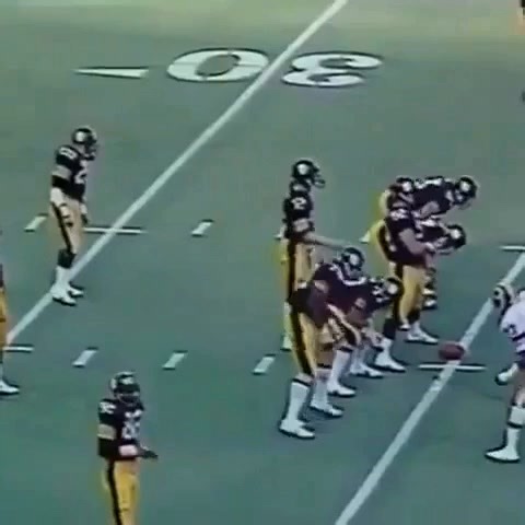 Bradshaw in action during his dominant tenure with the Steelers.