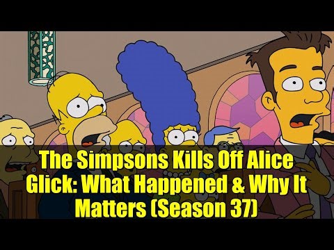 The Simpsons Kills Alice Glick: Beloved Organist Gone for Good