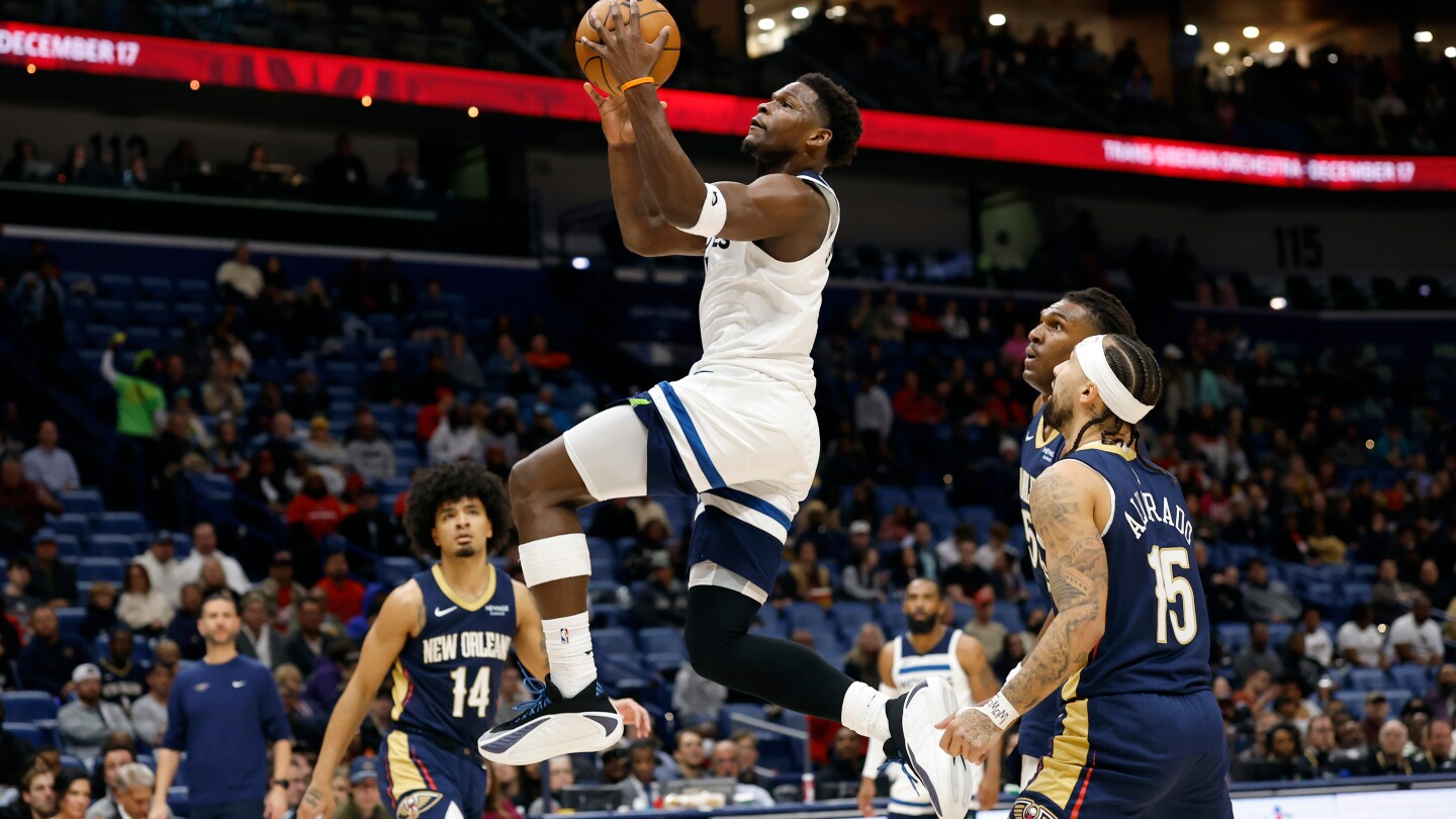 Edwards' 44 Points Lift Timberwolves Over Pelicans in OT Thriller