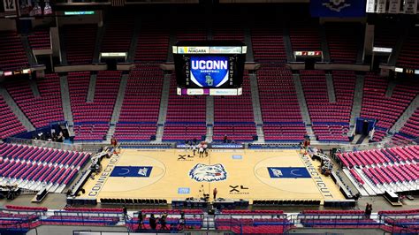 Fans celebrate during UConn's Community Day event before the game.