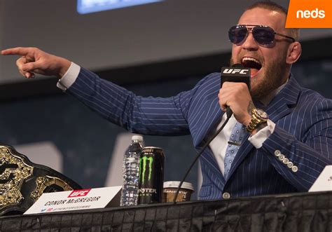 Conor McGregor's confident press conference style, drawing comparisons from Ian Machado Garry.