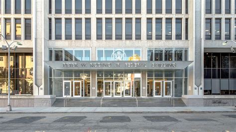The Peter W. Rodino Federal Building in Newark, New Jersey, where Alina Habba's office is located.