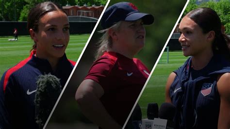 USWNT players executing tactical formations during a training session.