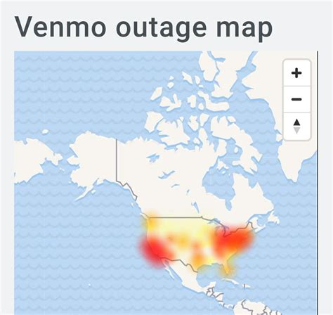 Real-time Down Detector visualization showing spike in Venmo outage reports