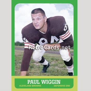 Paul Wiggin during his playing days with the Cleveland Browns
