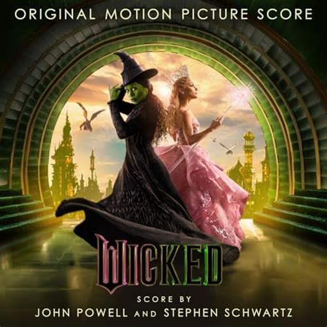 The official album cover for the Wicked: For Good score soundtrack.