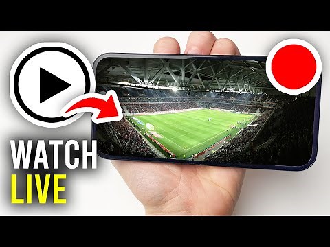User watching a Champions League match on smartphone